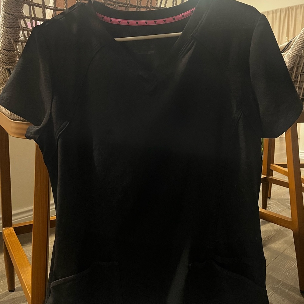 Black Scrub Top